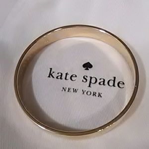 Kate Spade gold bangle bracelet